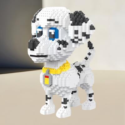 KNEW BUILT Dalmatiner Haustiermodell Micro Mini Baustein Spielzeug-Festliche GeschenkeIdeale Dekoration & Gehirnfördernder SpaßEinfache Montage