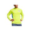 Puma Quarter-Zip Logo Comfortable Breathable Training Long Sleeve Football Shirt Men tops Yellow 777529-14