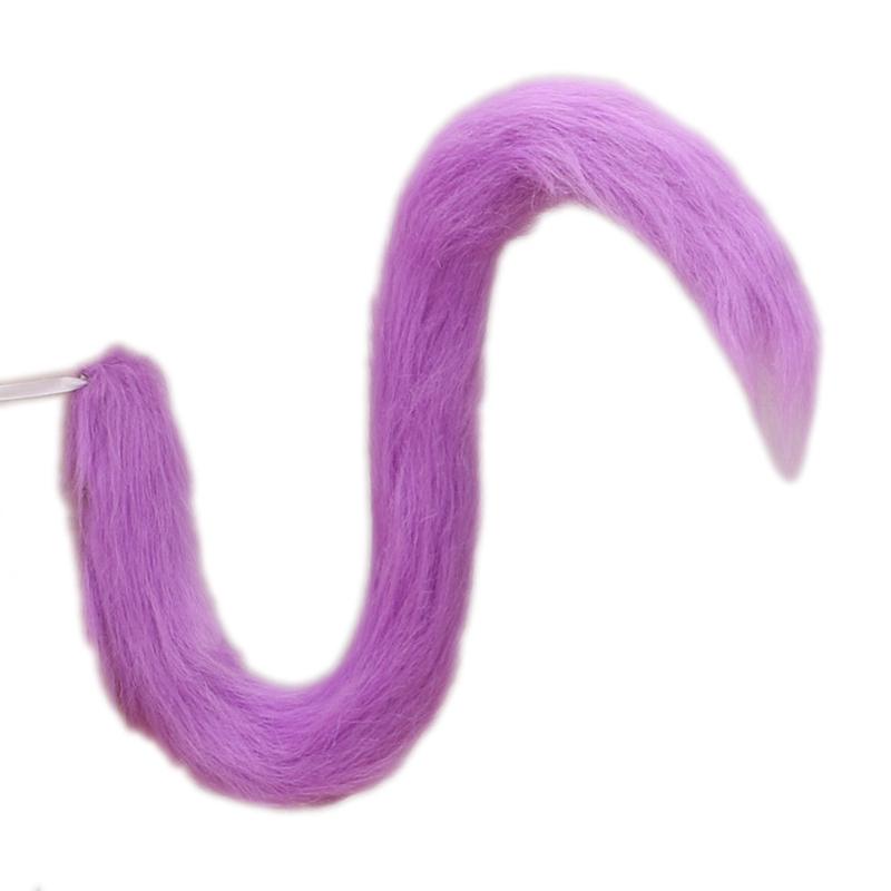 Erwachsene Kinder Cosplay Anime Flauschiges Plüsch Langes Katzenohr Schwanz Kostümzubehör Halloween Party Kostüm Requisite