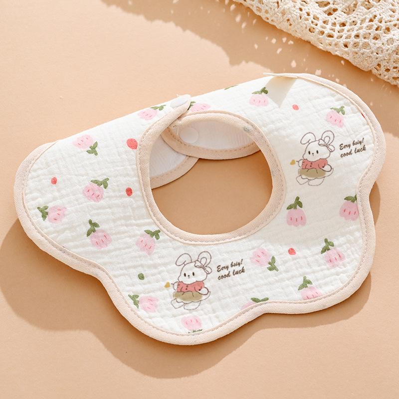 Pure Cotton Waterproof Baby Bibs for Boys - Newborn Feeding Drool Bibs
