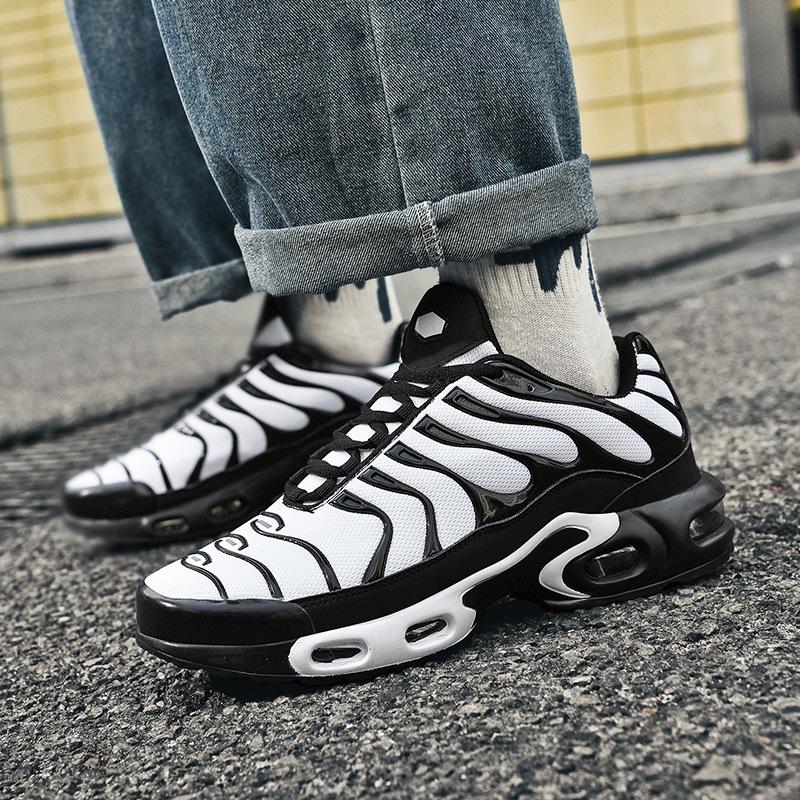 Retro-Luftkissen-Schuhe Herren- und Damenschuhe Outdoor-Sportschuhe Europäische und Amerikanische Große Größen Laufschuhe sind vielseitig und modisch