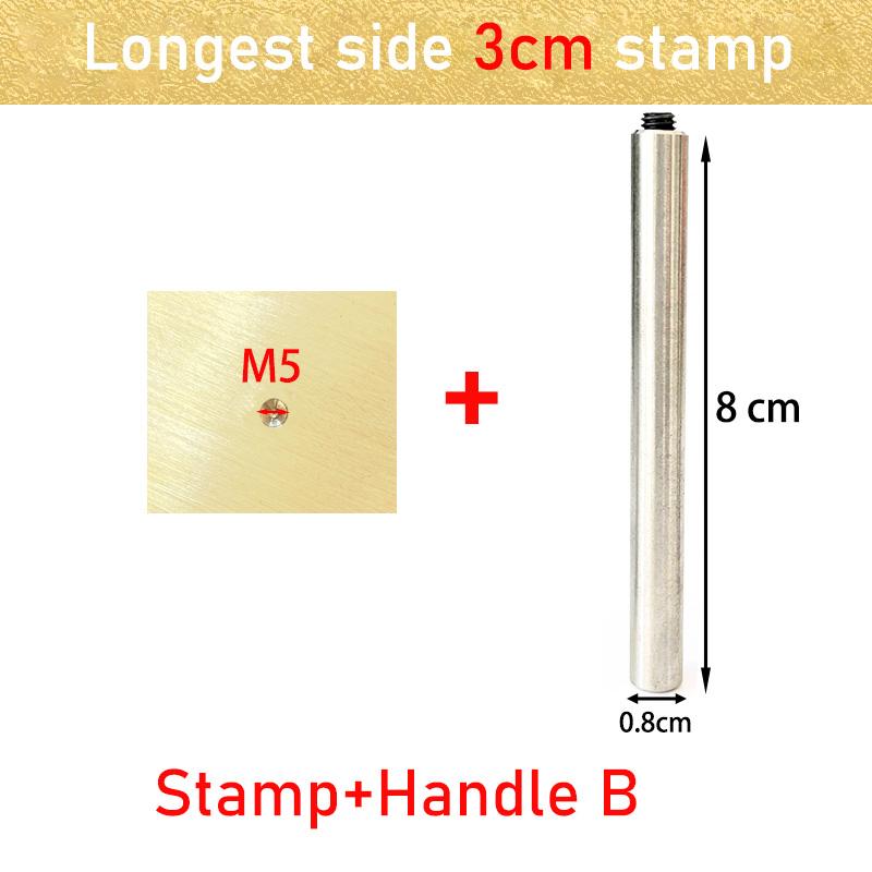 Lederstempel LOGO Personalisierung Messingform Handstanzen Lederstempel Marke Arbeiten Schnitzen Stanzwerkzeuge Handwerk