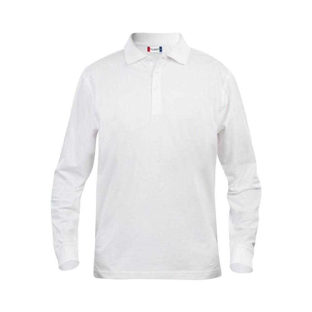 Clique Mens Classic Lincoln Long-Sleeved Polo Shirt