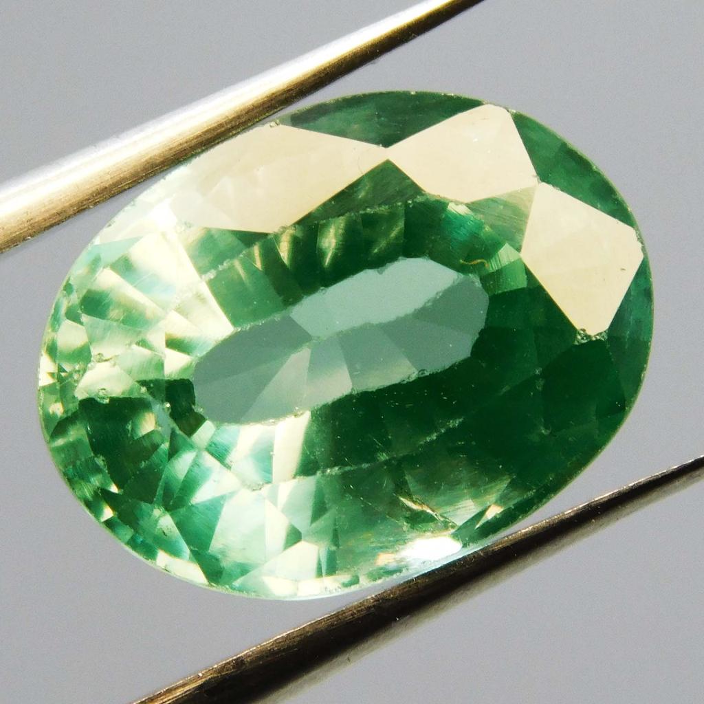 7.15 Ct Natural Sapphire Bluish Green Oval Certified Montana Fabulous Gemstone