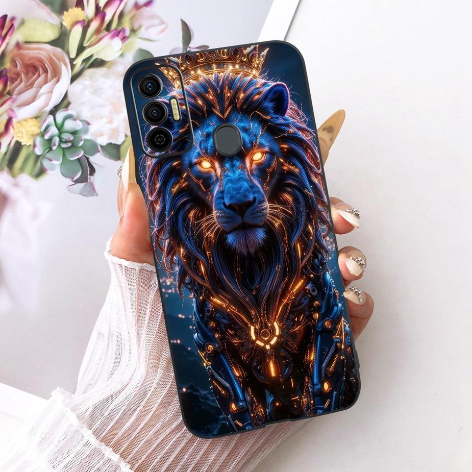 For Tecno Spark 7 Pro Case Spark7 T KF6p New Luxury Painted Cover Soft Silicone Case For Tecno Spark 7P 7T Spark7 Pro Funda Bags