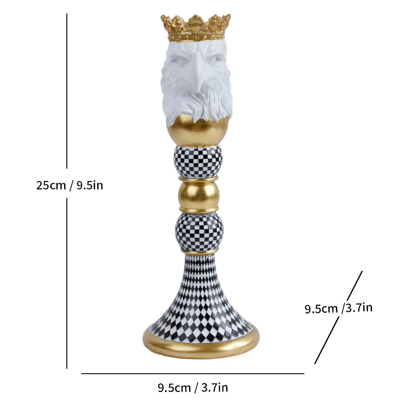 

2025 Новый Животное Лев Орел Обезьяна Лошадь Мозаичный Подсвечник Смола Ретро Фигурка Интерьерная Скульптура Домашний Декор Стола Гостиная