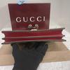 [Pre-Owned] Dionysus Chain Tiger Head Buckle Logo Canvas And Leather Shoulder Bag Small - Very Good #39E26M
