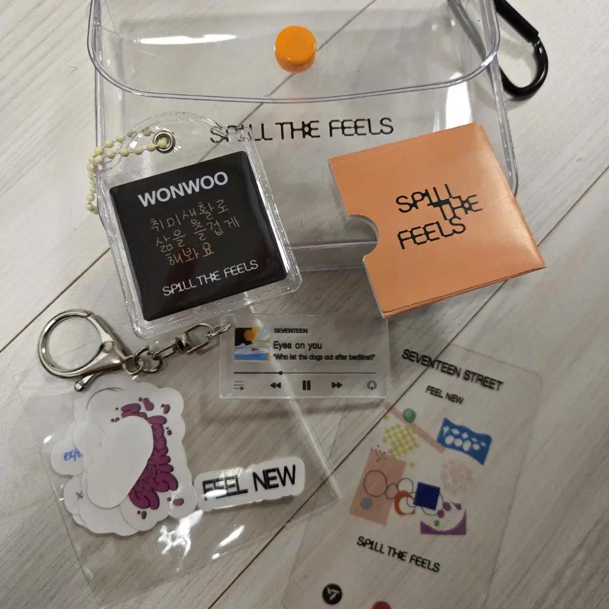 

Seventeen Street Wonwoo Message Card Sold, Key Ring Case Included