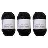 3 Rolls Metallic Weaving Cord Ribbon 32.8Yard Each Roll Metallic Knitting Thread Yarn For Handmade Bag and Sewing P9YB