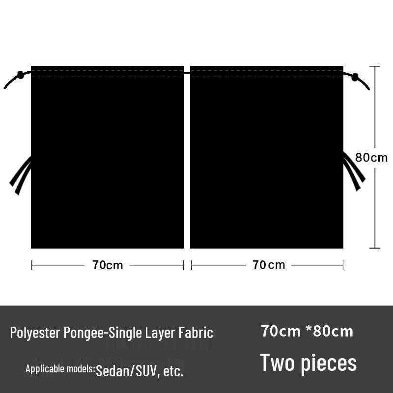 Car Rear Seat Privacy Curtain: Sunshade & Heat Insulation for RVs