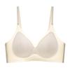 Langsha Underwear Women's Summer Thin Ice Silk Breathable and Seamless Small Breasts Gather Bras Without Steel Rings