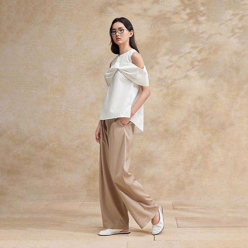 Bo Women's Summer Flowy Wide-Leg Pants