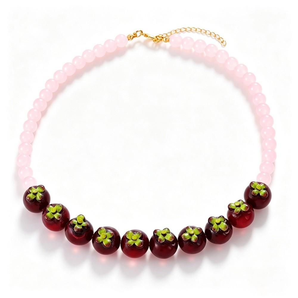 Exaggerated Resin Blueberry Bracelet Adjustable Dopamine Jewelry Spring Summer