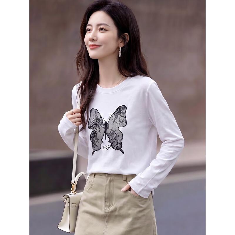 Women's Pure Cotton Long Sleeve T-Shirt