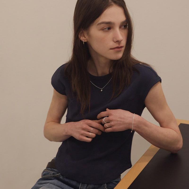 modernlike silver 925 twisted cloud open ring