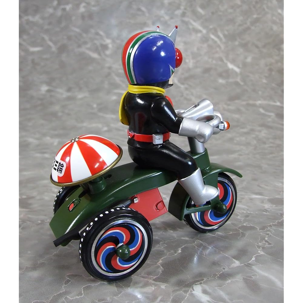 ART STORM EX Tricycle "Kamen Rider V3" Riderman Type B Wind-up Tricycle Figure