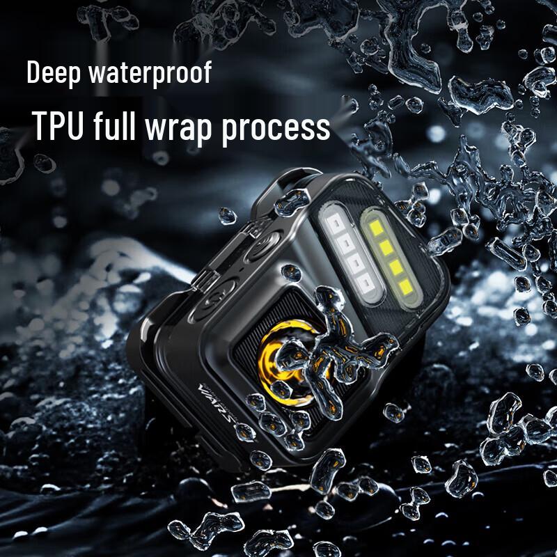 WARSUN Ultralight Sensor Headlamp for Night Fishing & Outdoor