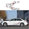 Car Vinyl Stickers Side Door Body Decal Trim Film Racing Sport Style Decoration