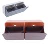 Makeup Box Wall Mounted  Cover Removable Washable Cotton Pad Organizer for Bathroom