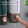 Wall-mounted Punch-free Soap Dispenser Plastic Shower Gel Dispenser Press Soap Dispenser  Kitchen