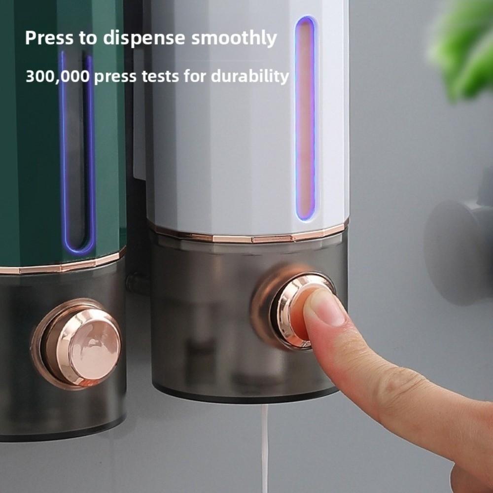 Wall-mounted Punch-free Soap Dispenser Plastic Shower Gel Dispenser Press Soap Dispenser  Kitchen