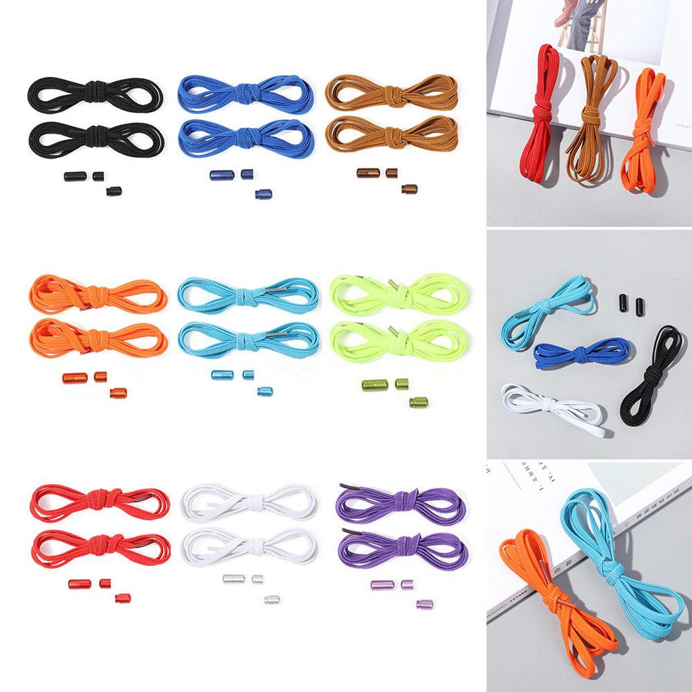Sports Sneakers for Kids Adult Quick Lazy Laces No Tie Shoelaces Elastic Lock Sneakers Shoelace