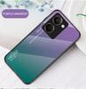 Gradient Tempered Glass Protect Case for Realme P3 Ultra P1 Speed Realme 14 Pro + 13 Pro Realme 11 Pro Glossy Cover