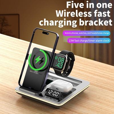 5-in-1 Wireless Charger: Electric Folding, Cross-Border Hot Selling