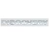 Discovery 4 Car Logo Emblem Badge - Round Letter Font Sticker for Hood/Trunk - Chrome Silver/Black/Gray Styling Accessory