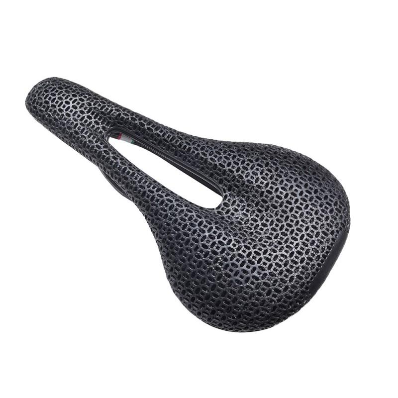 Carbon Fiber Bicycle Saddle Road Mountain Bikes Lightweight Ergonomic Seat Pad SD238 Black