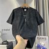 Men's Tie-Dye Short Sleeve T-shirt Casual Streetwear Tee With