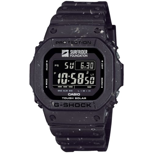 

Чоловічий годинник Casio G-Shock Модель-колаборація SURFRIDER FOUNDATION Tough Solar G-5600SRF-1JR, Чорний