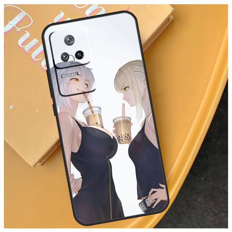 Japanischer Stil Anime Mädchen Hülle Für Xiaomi 15 14 Ultra 17 Pro Max 13T 14T 15T POCO F5 F6 F7 Pro X5 X6 X7 F8 Ultra Hülle