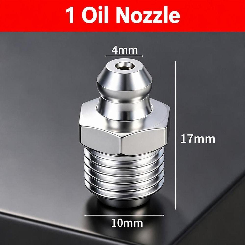 High Pressure Threaded Grease Nipple Flush Mount Butter Cleaning Tool Vehicle Repair
