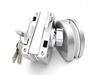 Double-Sided Stainless Steel Glass Door Lock