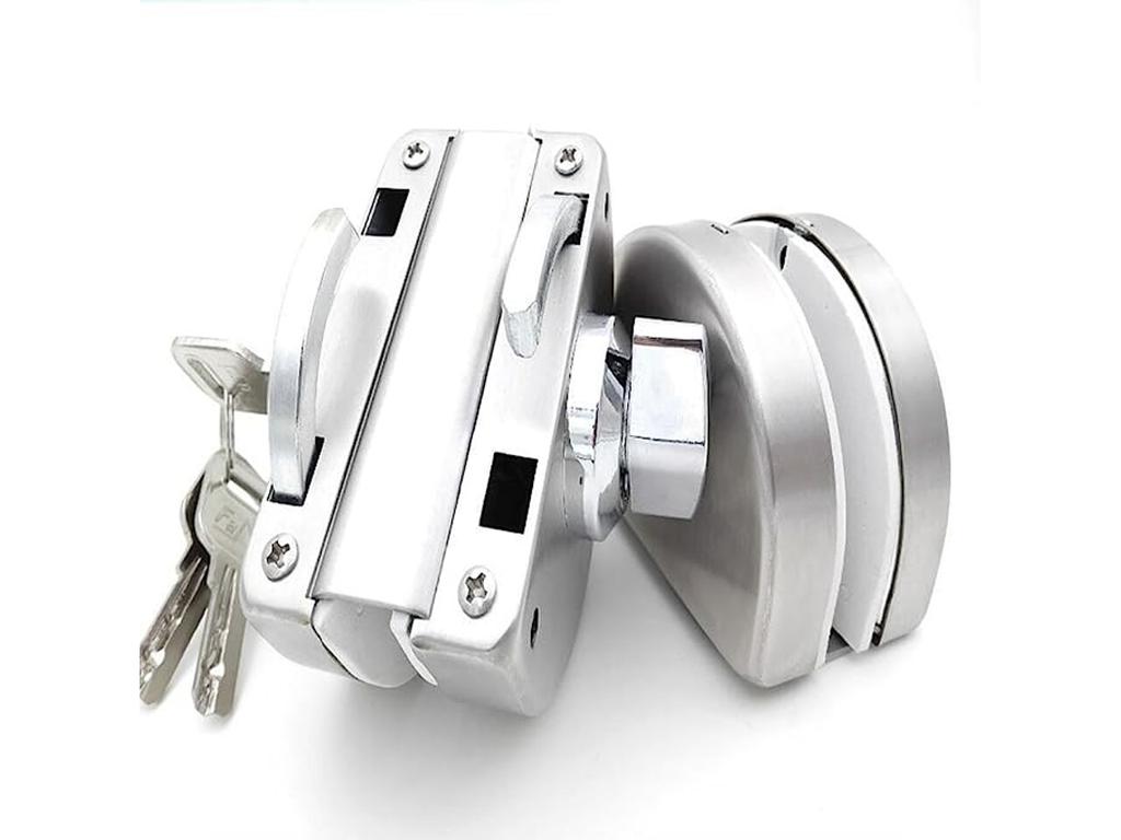 Double-Sided Stainless Steel Glass Door Lock