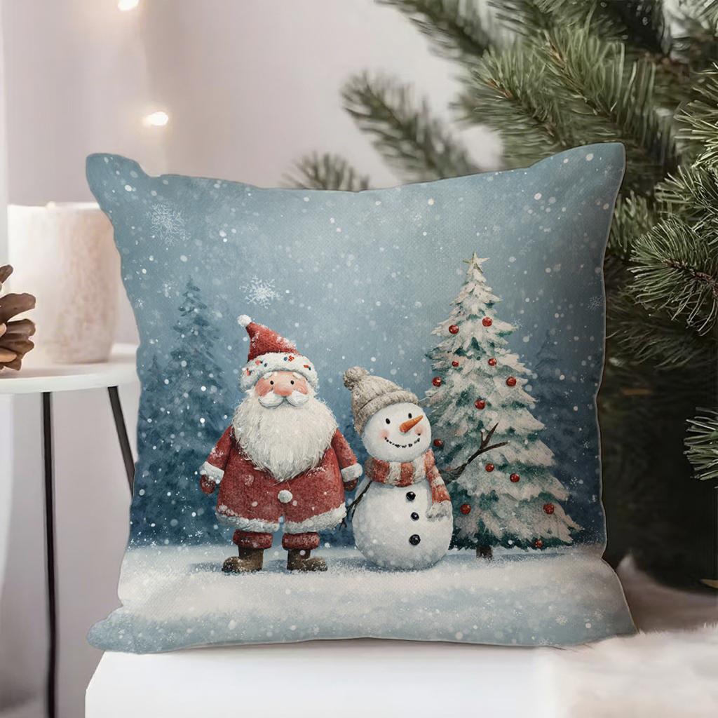 Huse de Pernă cu Tematică de Crăciun Potrivite pentru canapea mașină dormitor husă de pernă decorativă husă de pernă