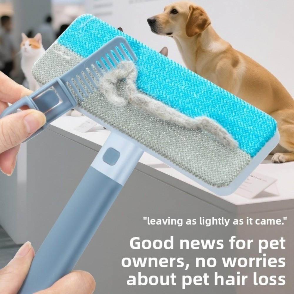 Multifunktionell Husdjurshårborttagningsborste Förlängningsbar Bärbar Kattvårdsborste Husdjurshårborttagningsverktyg Soffa och Mattas Hårabsorbent