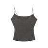 Canottiera Senza Maniche con Coppe per Donna Autunno Vestibilità Casual e Design Fluido