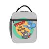 Itchy and Scratchy Lunch Bag For Women Lunch Box Fashion Outdoor Picnic Cooler Bag Portable Zipper Oxford Thermal Lunch Bags