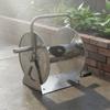 Stainless Metal Hose Reel Large Capacity Effortless Cart Winding for