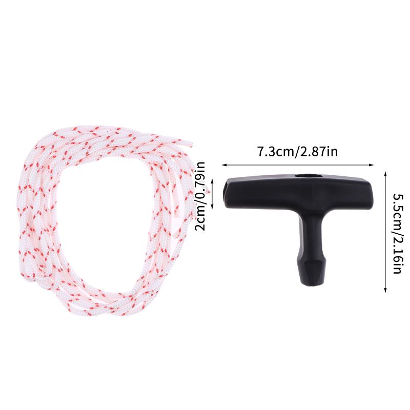 Heavy Duty Chainsaw Recoil Starter Handle With 4.5mm Rope Suitable For MS180 017 018 251 Quick Starter Part