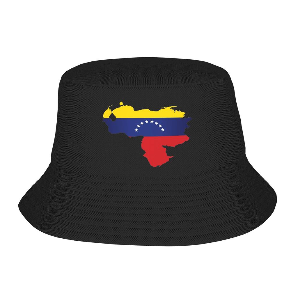Venezuela Coat Of Arms Bucket Hat Unisex Travel Venezuelan Sun Hats Fashion Packable For Outdoor Sport Fishing Hats Dropshipping