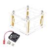 Orange Pi Zero 3 Acrylic Case with Fan & Heatsink - Protective Enclosure
