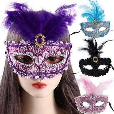Mask Masquerade Cosplay Mask Carnival Costume Props Halloween  Masks Prom Party Supplies Half Face Mask Party Cosplay Props