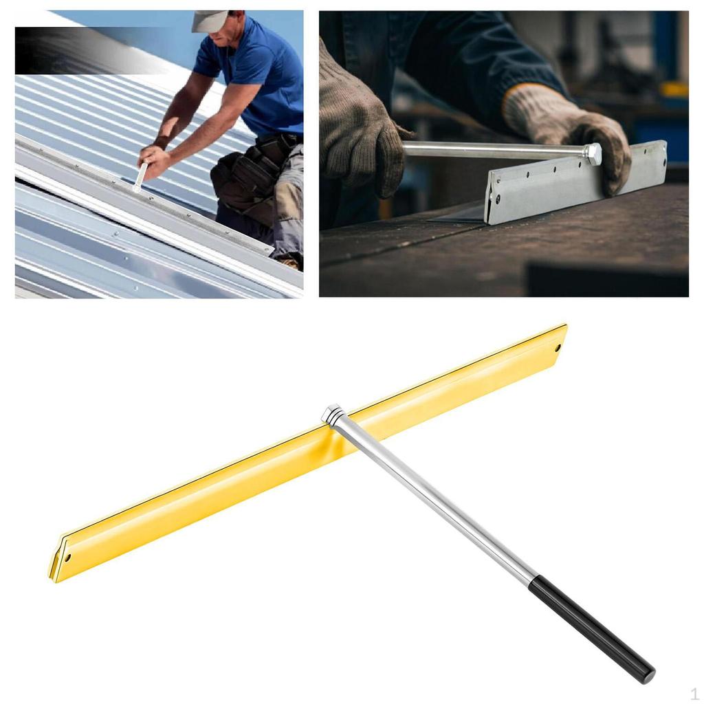 Sheet Metal Folding & Hemming Tool Folds up to 24 Ergonomic Home Standing Seam Roofing for Roof