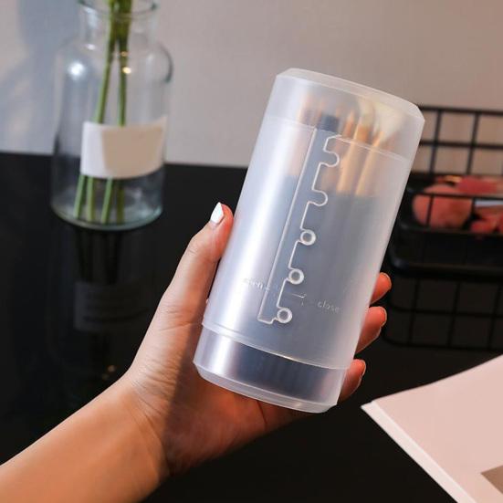 Makeup Brush Container Dustproof Household Supplies Visible Makeup Brush Display Storage Box Creative Organizer Visible