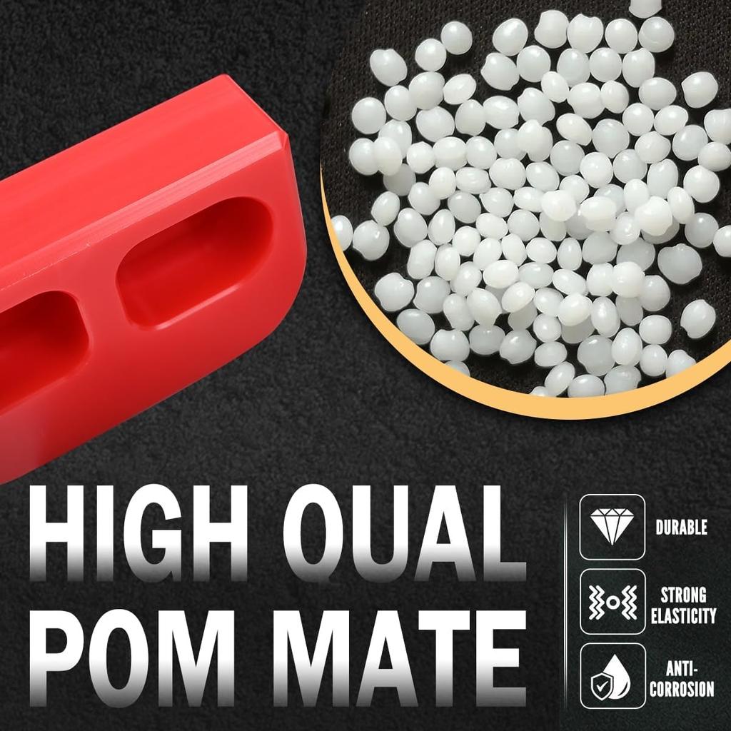 Canitu 2Pcs Red Door Lining Bushings Replacement,CNC Machined Door Bushing Kit Door Lining Bushings & Handling Replace Improves Stiffness for Mazda