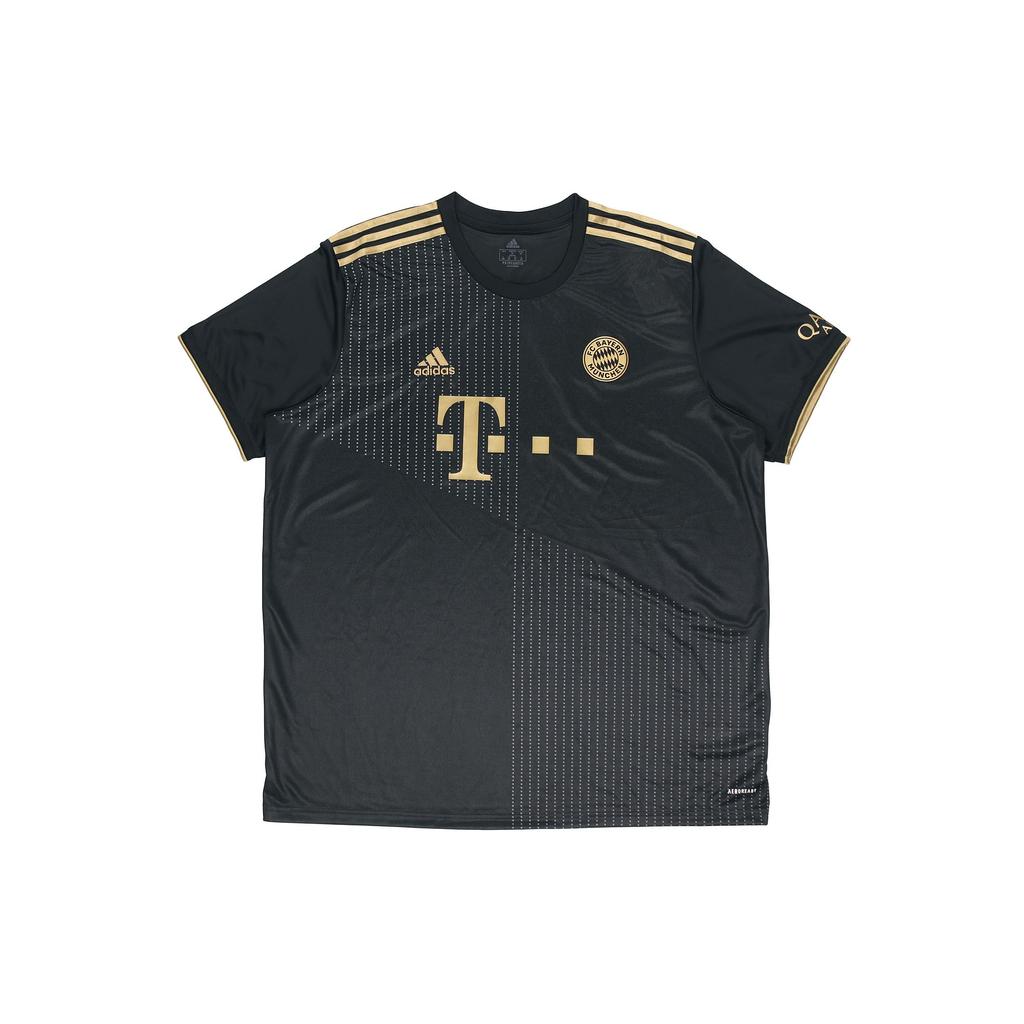 Adidas FC Bayern Away Fan Edition Sports Short Sleeve Jersey T-Shirt Men Tops Black GM5317