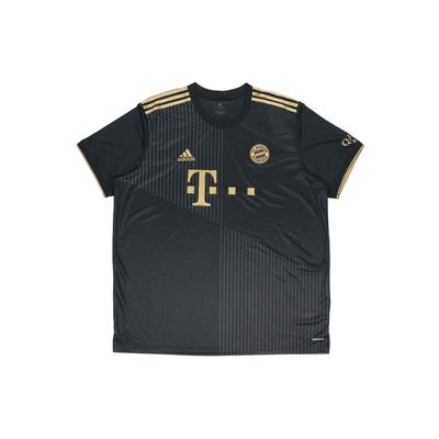 FC Bayern Maglia a Maniche Corte Sportiva Edizione Tifosi Trasferta Uomo Top Nero GM5317